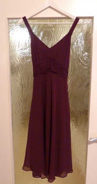 auberine Kleid Halo