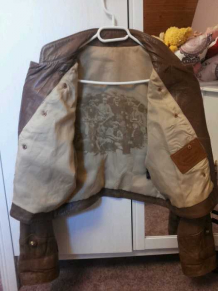 Vintage Echtlederjacke