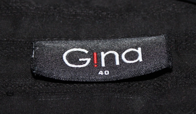 Schwarze kurzärmlige Bluse Gr. 40