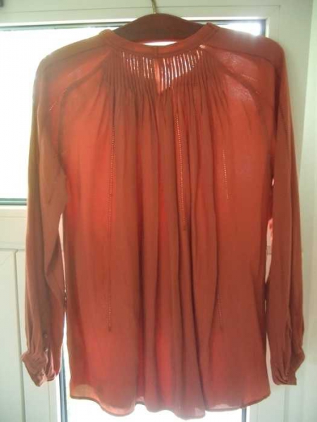 Oversized Bluse von Pepe in orange, rostrot
