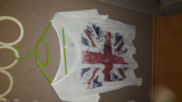 T-Shirt  mit England  Flagge 