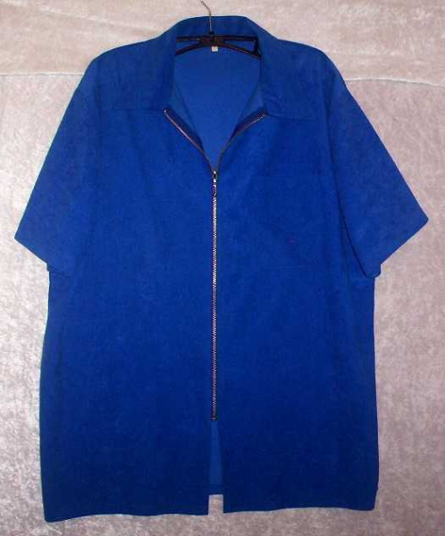 Blaue Jacke