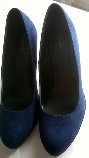 Dunkelblaue Pumps von Deichmann Gr. 40