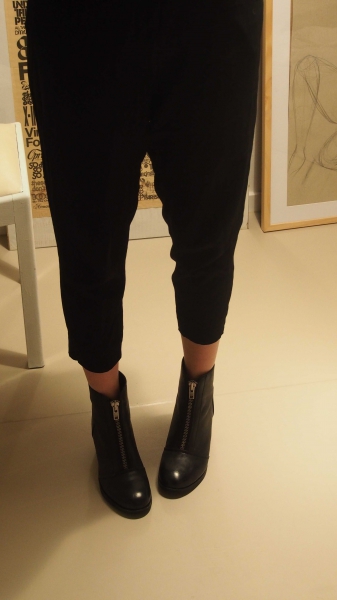 Akira Görtz Stiefeletten Echtleder mit Reißverschluss vorn