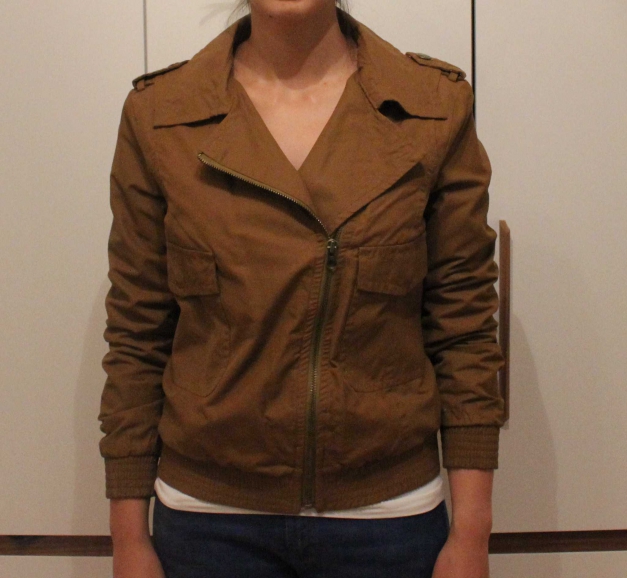 NEU Biker - Jacke in Cognac Braun / Mango 
