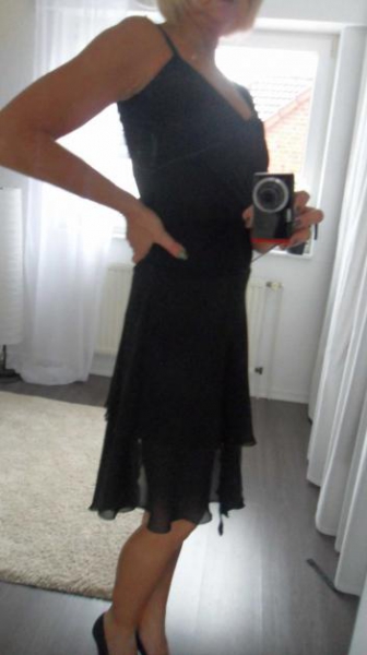 MNG Mango - Schwarzes edles Kleid - S - 