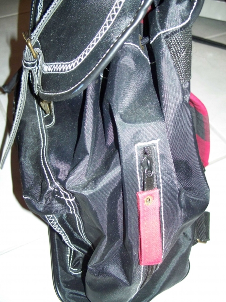 Schwarzer Freizeitrucksack/ Mamirucksack im Vintage-Style