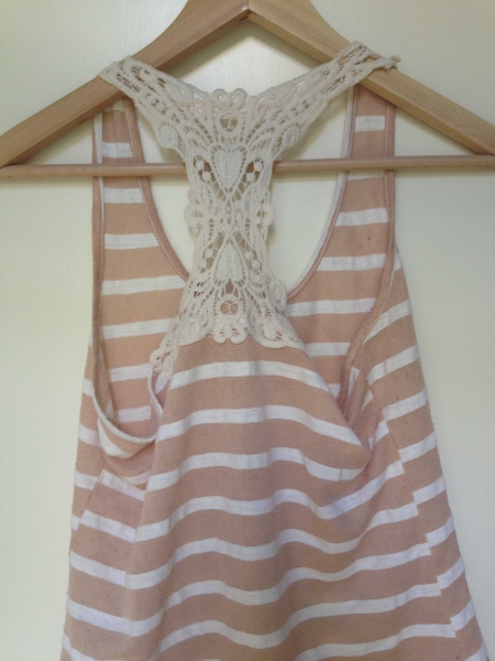 beiges, altrosanes Top 