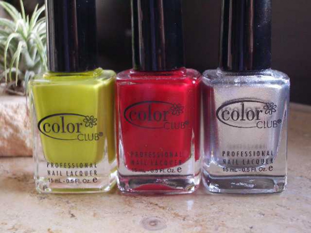 2 x Color Club   Nagellacke   LE Fiesta  Rot + Lime   Neu!