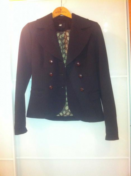 schwarze Jacke von H&M