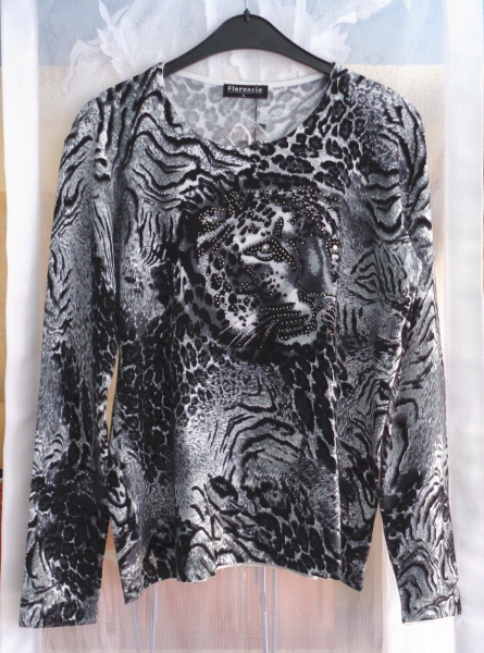 Langarmshirt Animal Leo Print
