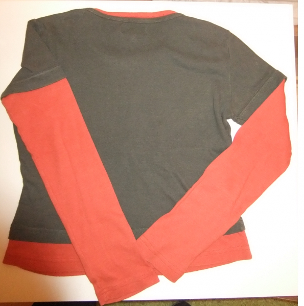 Weiches Shirt in Olive Orange für Sport, Party