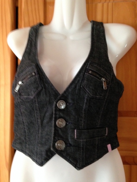 Weste edc Gr XS schwarz/grau, Jacke