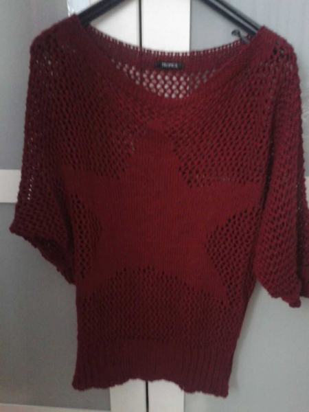 Pullover Rot Gr. S