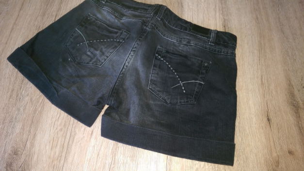 graue hotpants, JEANS 
