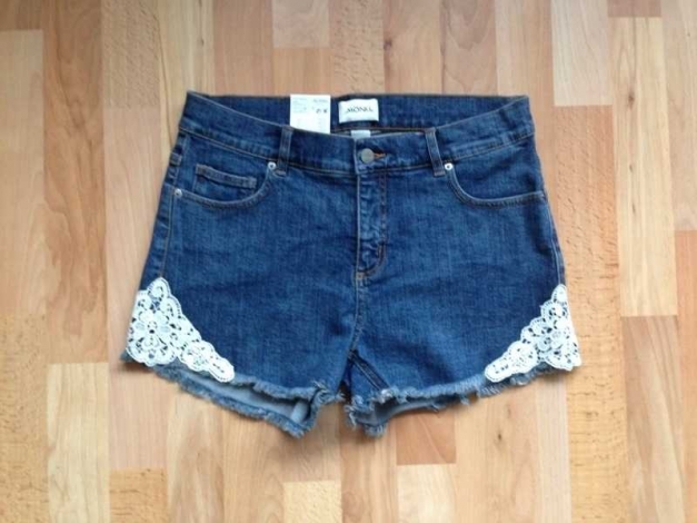 Monki Shorts mit Spitze 30 neu