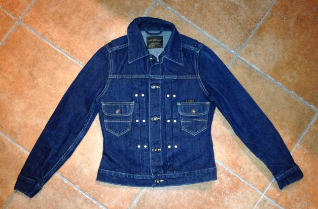 G-Star Jeansjacke XS = 32 - 34 darkblue denim