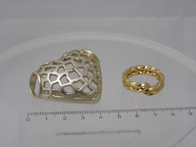 Tuchring, Tuchhalter, Tuchherz, Tuchraffer aus Metall