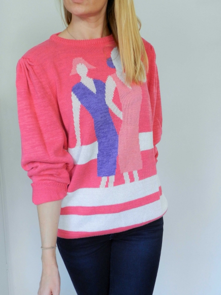 oversize vintage granny hipster blogger pulli