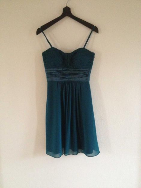 Abendkleid kurz petrol Montego