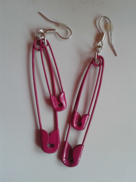 Sicherheitsnadeln Ohrringe