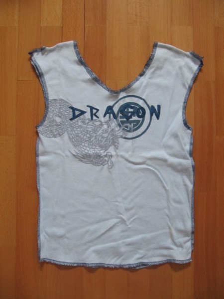 Mädchen T-Shirt hellblau mit Print und Glitzer Gr.164