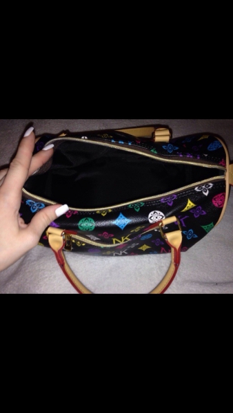 Bunte Handtasche aus Italien