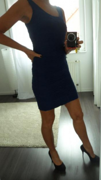 Stretchkleid - Minikleid - M - Amisu by New Yorker