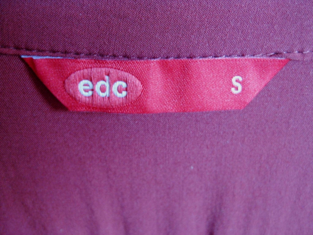 Edle luftige Tunika-Bluse, Langarm mit aufrollbaren Ärmeln, weinrot, Esprit, Gr. 36/38