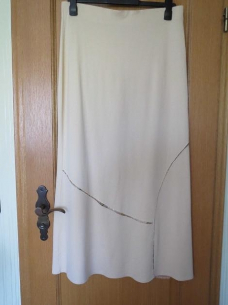 Rock und Oberteil, 2-Teiler, Gr.42/44, neu, caramel