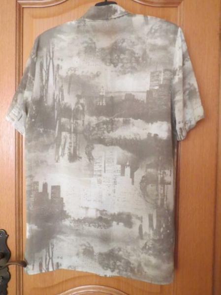 Longbluse,Kurzarm,oliv