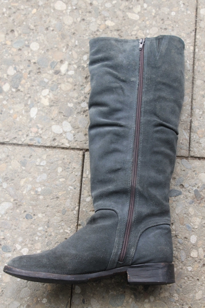 Stiefel grau, anthrazit Gr. 41, Wildleder, / Cypres 