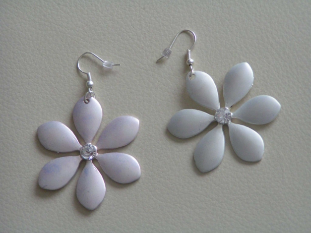 Goße Blüten Blume Ohrringe Ohrhänger