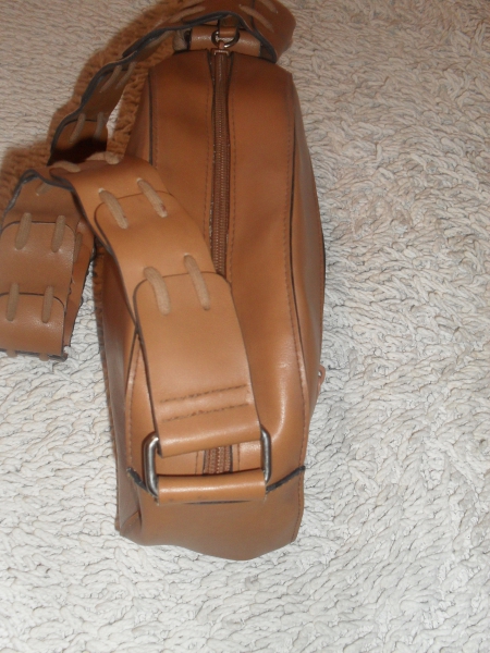 Umhängetasche cognac braun