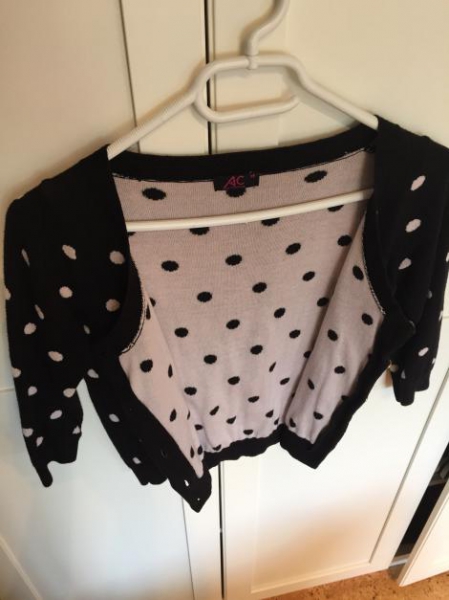 Gepunkteter Cardigan 