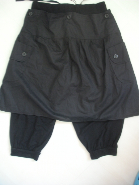 Pumphose/Haremshose mit Rock-2 Teile schwarz Street one Neu