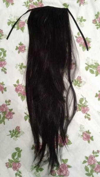 Extensions Zopf wie Echthaar schwarz