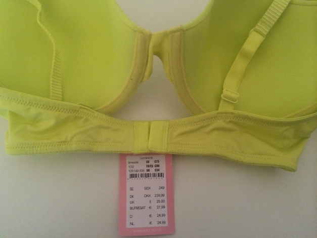 NEU Hunkemöller Bh 75 C Grün Neon