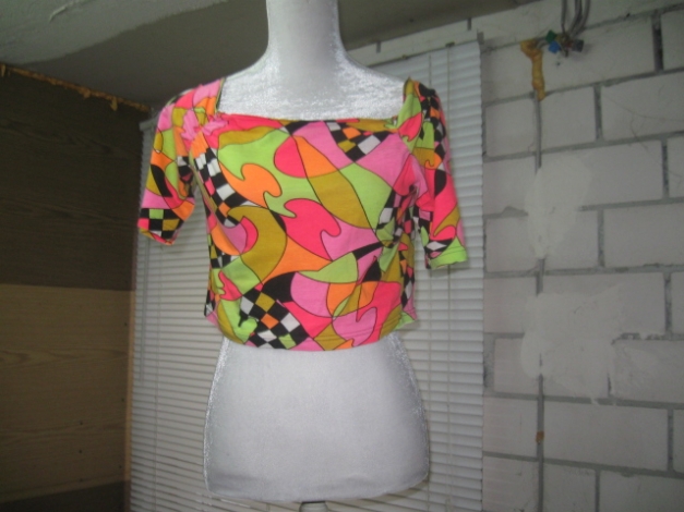  *** Heißes ~ Neonfarbenes ~ Bauchfreies ~ Sexy ~ Shirt ***