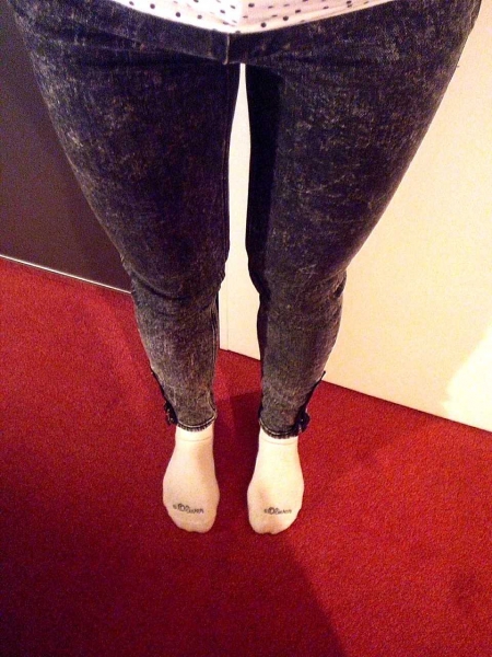 Jeans im Acid-Washed Look