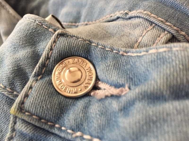 Zara Jeans Denim Blogger destroyed