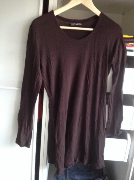 Braunes Langarmshirt von Finesse