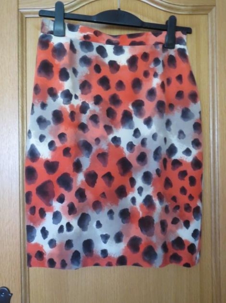 2-Teiler, Rock und Oberteil, Gr.38/40, Seide