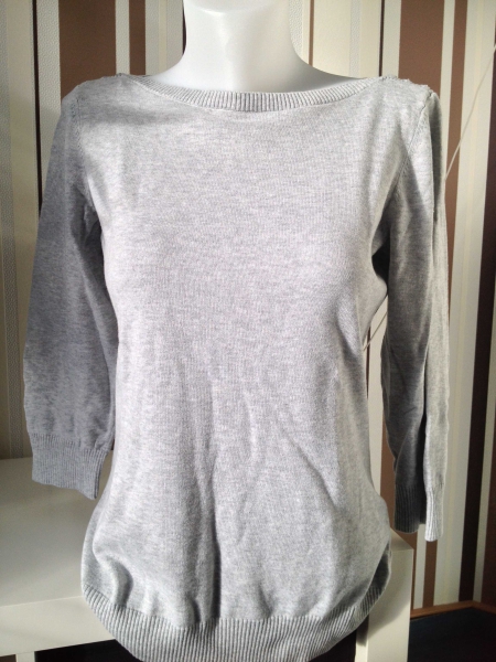 Edc by Esprit 3/4 Arm Pullover Gr M Grau