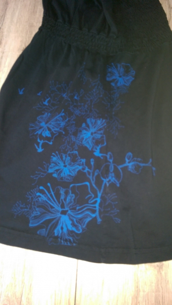 sexy schwarzes Longtop/ kleid 