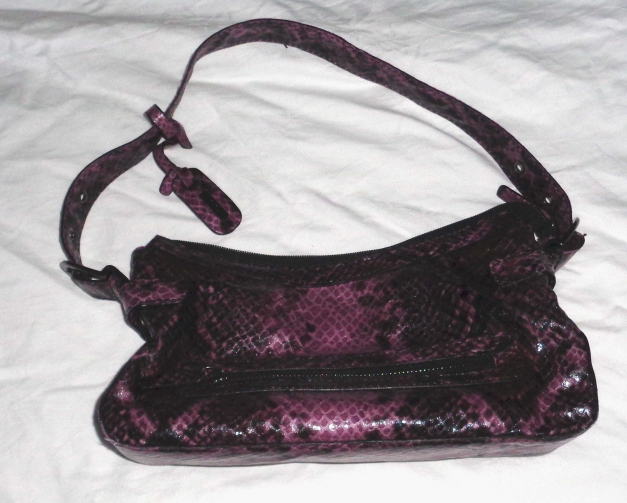 Handtasche Reptil Print 