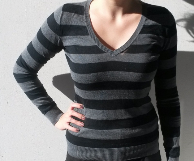 gestreifter Pullover von Massimo Duti