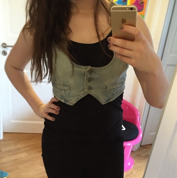 tolle kurze Jeansweste von Only!