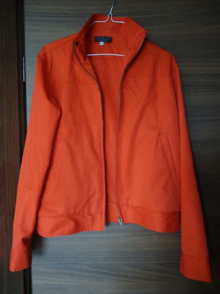 Rote Bikerjacke Blousonjacke