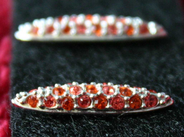 Original Swarovski Ohrstecker orange